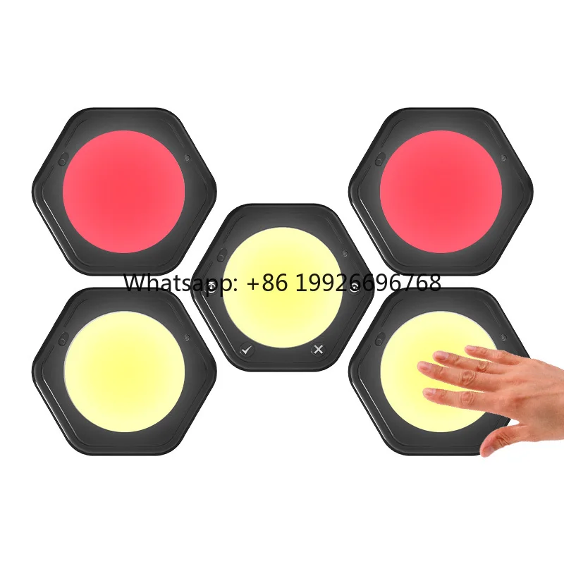 Wireless Quiz Buzzer System 4-Player Interactive Response System for Educational and Party Games