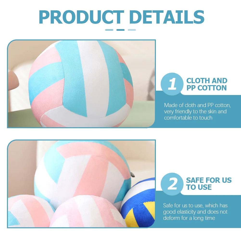 Volleyball Plush Toy Small Basketball Party Favors Gift Personalized Teen Stuff Pp Cotton Kids Gifts for Girls Boy Ornaments