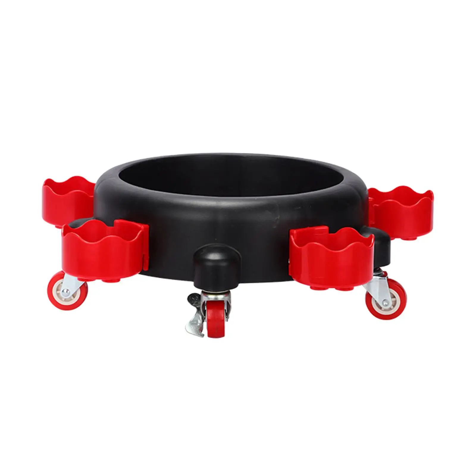 Bucket Dolly Removable 360 Degree Rolling Dolly Easy Push Car Wash Bucket Insert for Car Wash Painting Assistance Cleaners