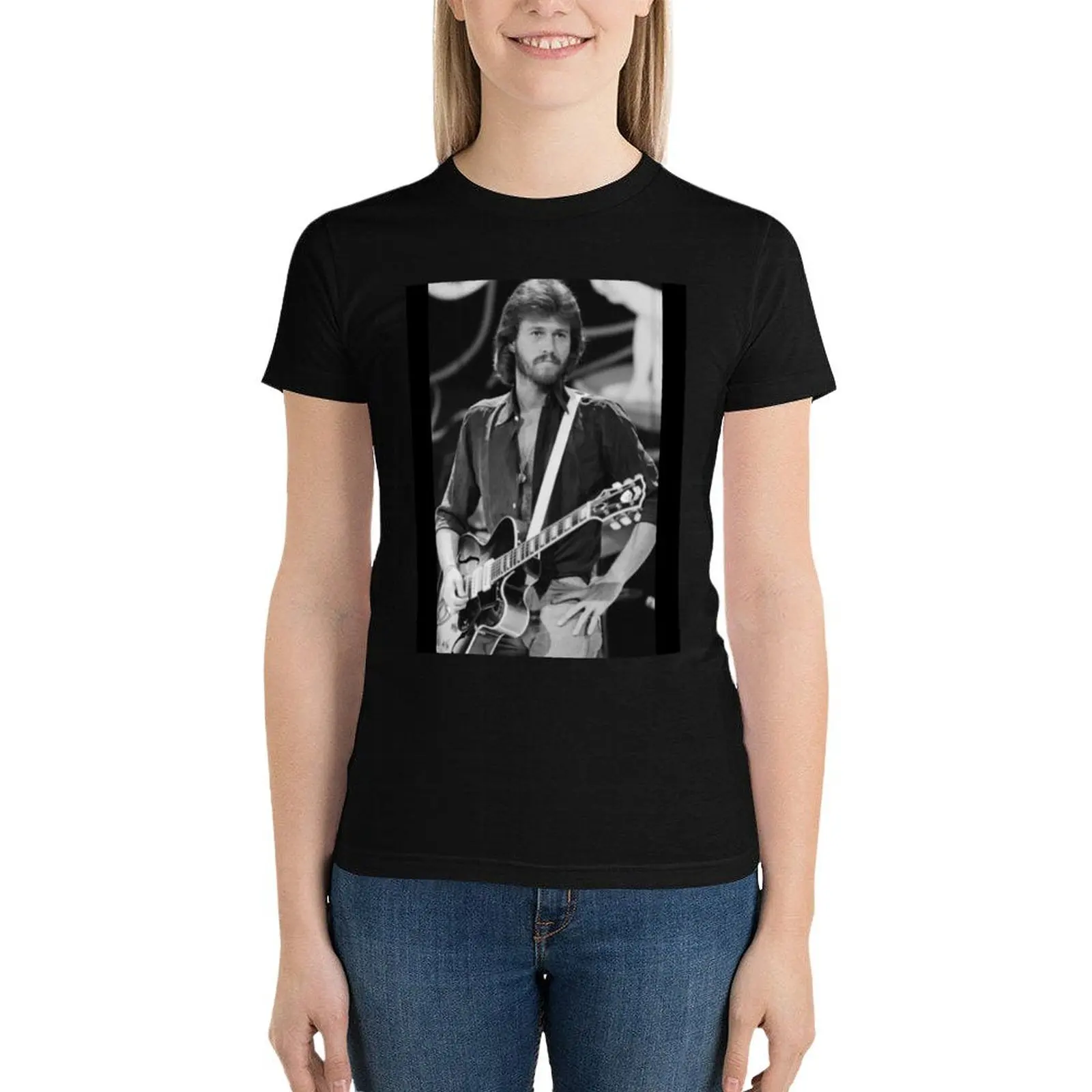 Barry gibb T-Shirt female graphics tight shirts for Women