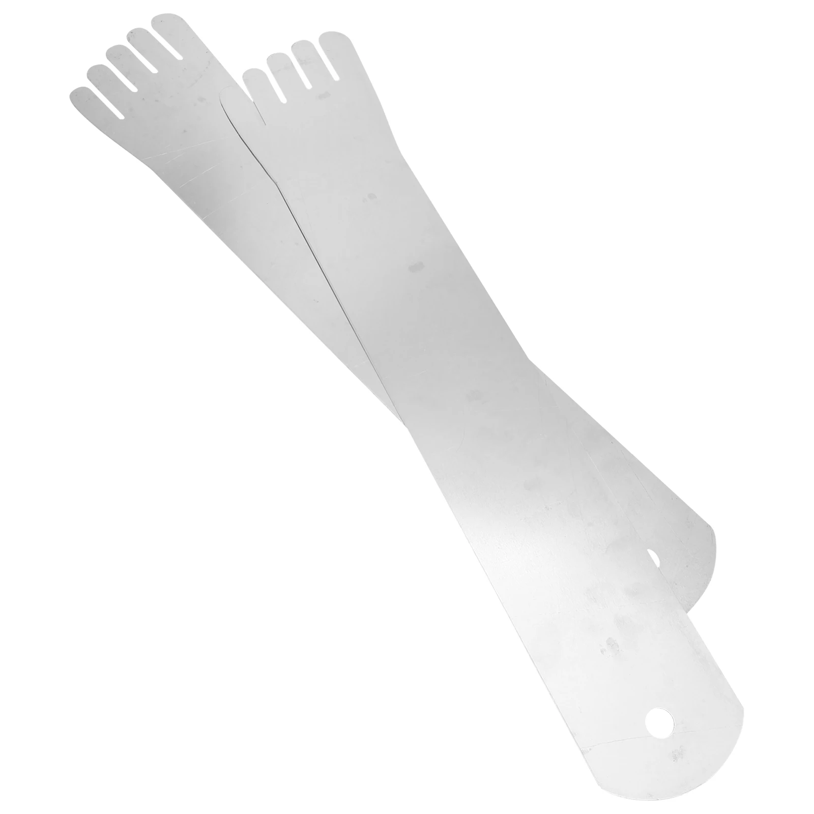 

2 Pcs Shaper Aluminum Board for Socks ganizer Holding Shaping Socks ganizer Display Tools Lining Plate Inserts