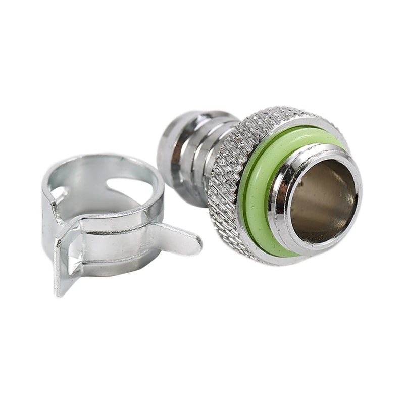 PC 컴퓨터용 수냉식 방열판, G1/4 크롬 구리 수냉식 라디에이터, 바브 피팅, 5 개