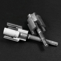 Integrated Internal & External Pipe Threading Tool PVC Pipe Threader Kit PPR Water Pipe Opener Tap for Electric Drill