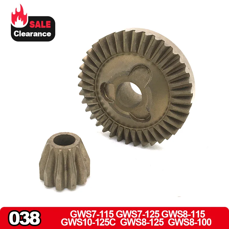 Crown Gear Set Replace For Bosch GWS7-115 GWS8-115 GWS 8-115 8-100 GWS7-125 GWS10-125C Angle Grinder Power Tool Accessories