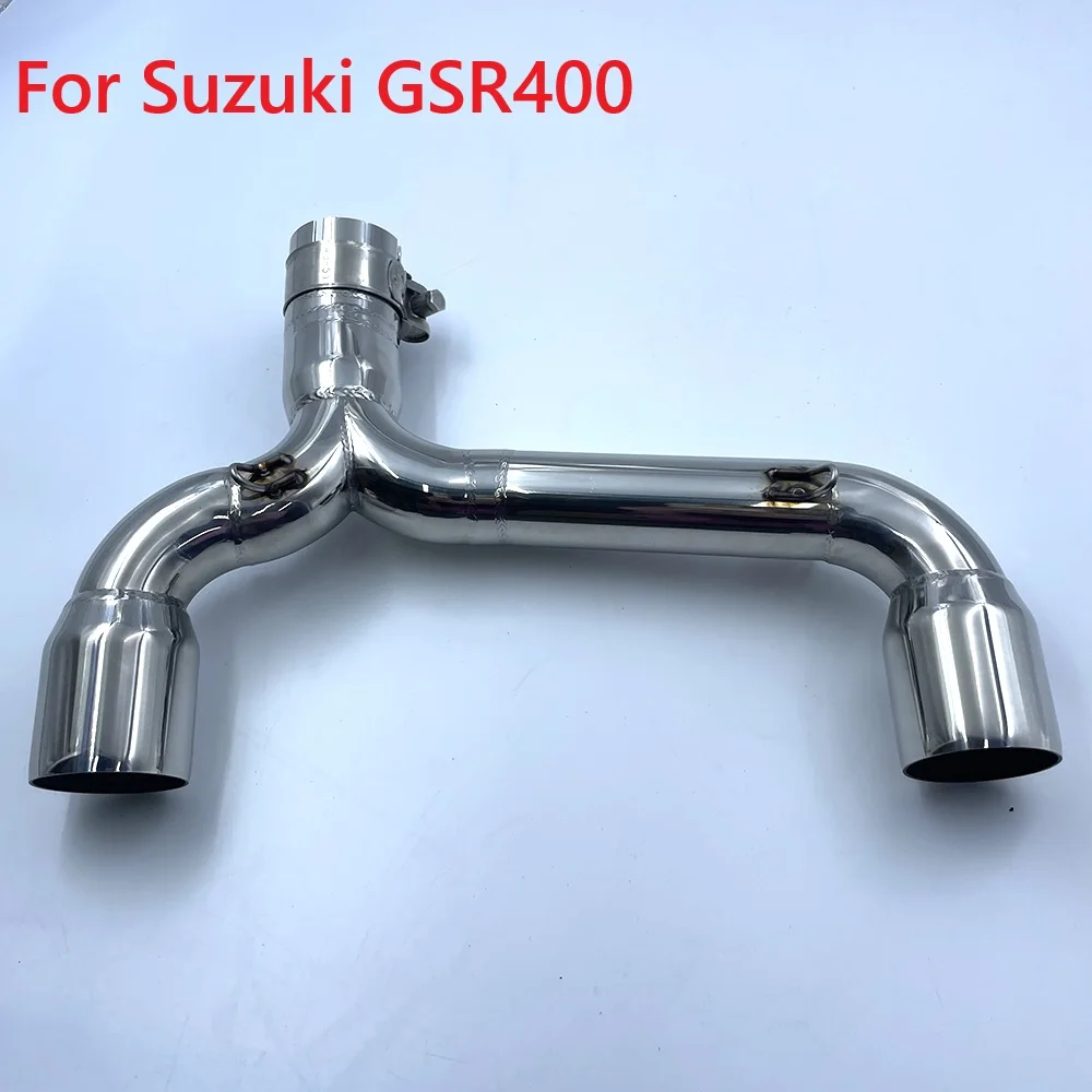 

Motorcycle Muffler Escape Link Pipe Exhaust Escape For Suzuki GSR 600 BK600 GSR600 2006 - 2011