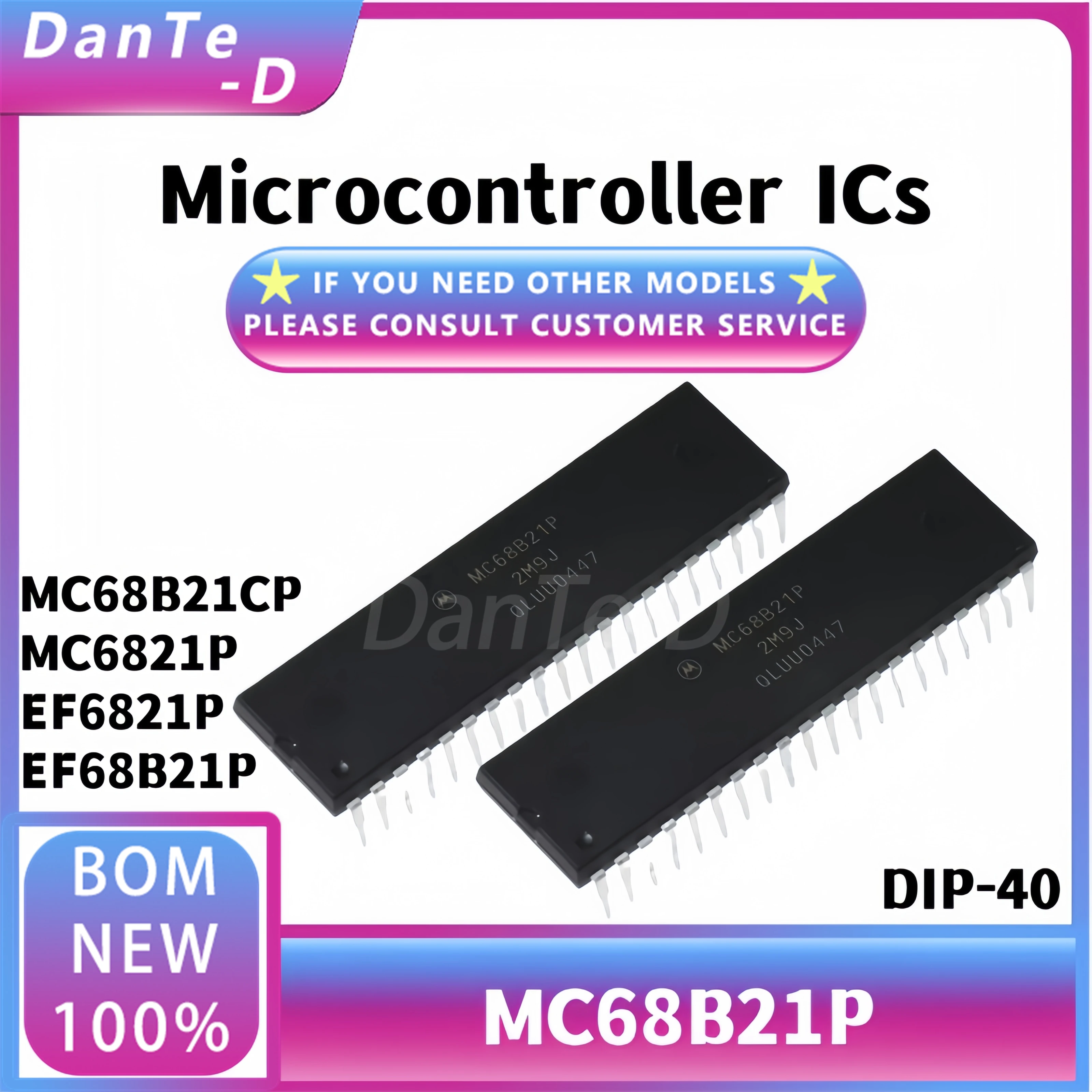 MC68B21P DIP-40 MC68B21CP microcontroller IC original authentic