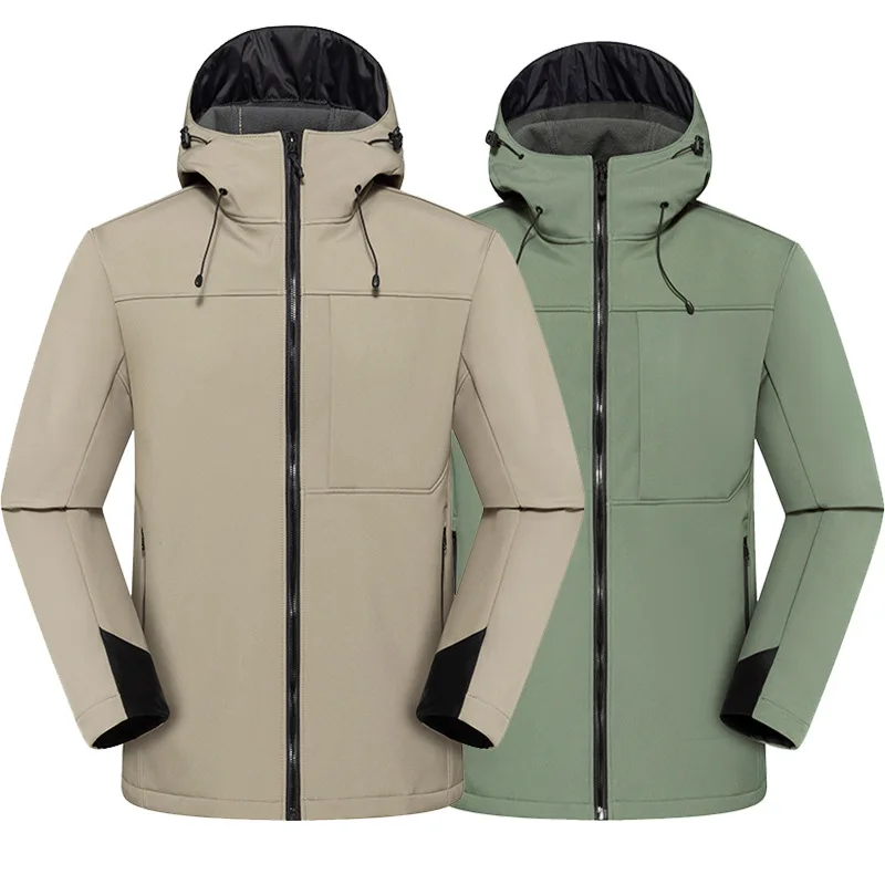 Tactical Outdoor Soft-shell Single-layer Tactical Jacket with Waterproof and Windproof Feature