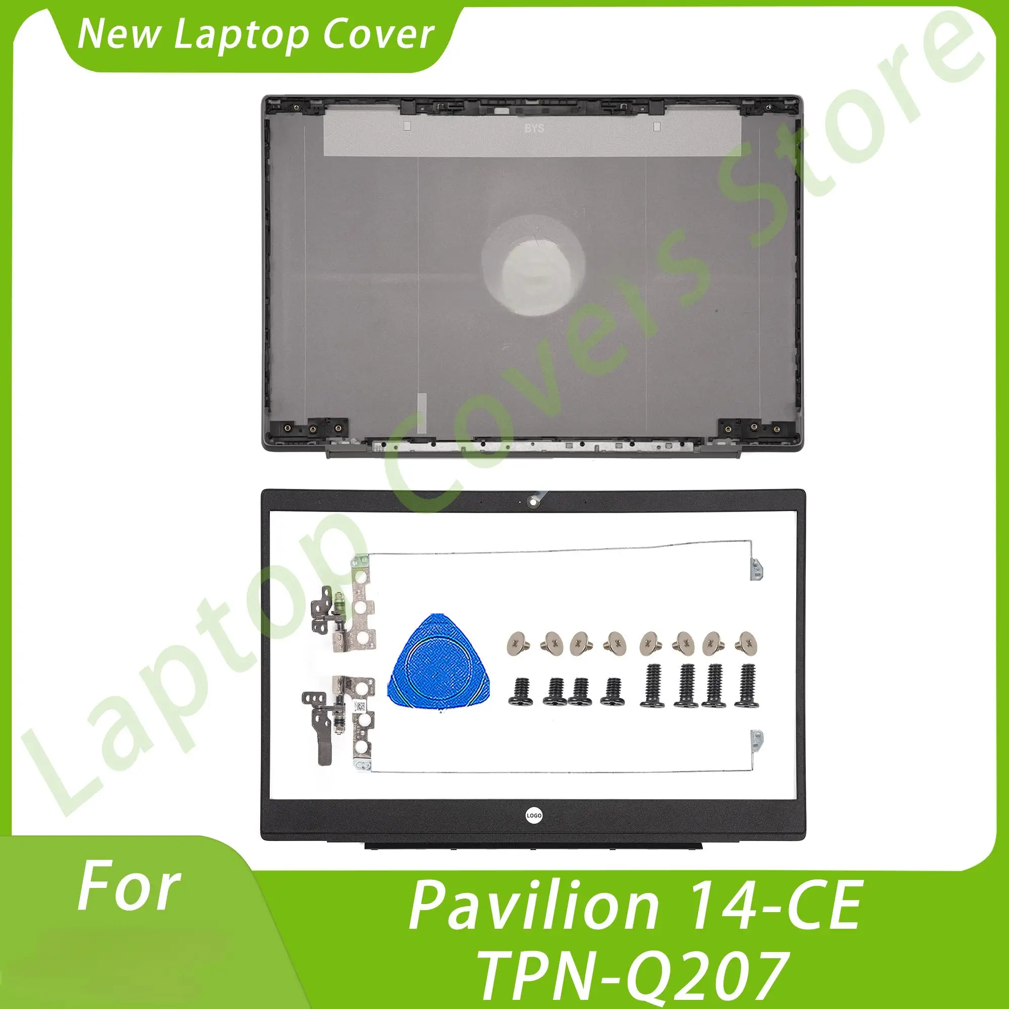 

New Covers For Pavilion 14-CE TPN-Q207 LCD Back Cover/Bezel/Hinges Notebook Parts Replacement Gray/Gold/Pink