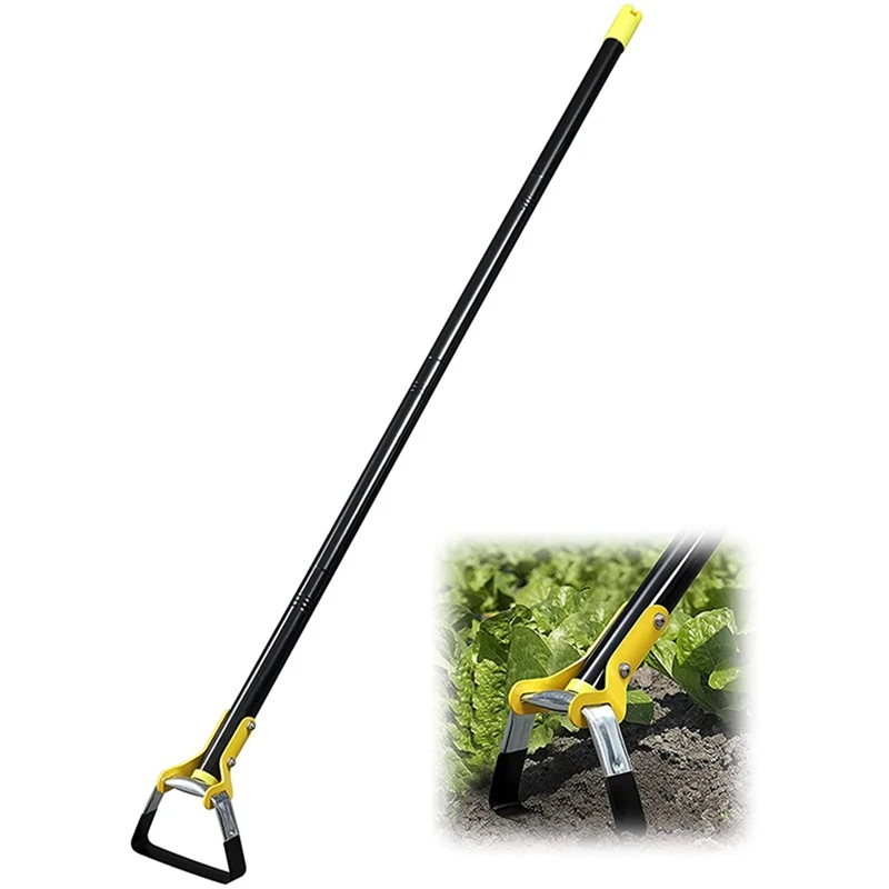 ABRE-Action Hoe For Weeding Stirrup Hoe Tool For Garden Hula-Ho Scuffle Loop Hoe Garden Weeder Cultivator, Weeding Rake