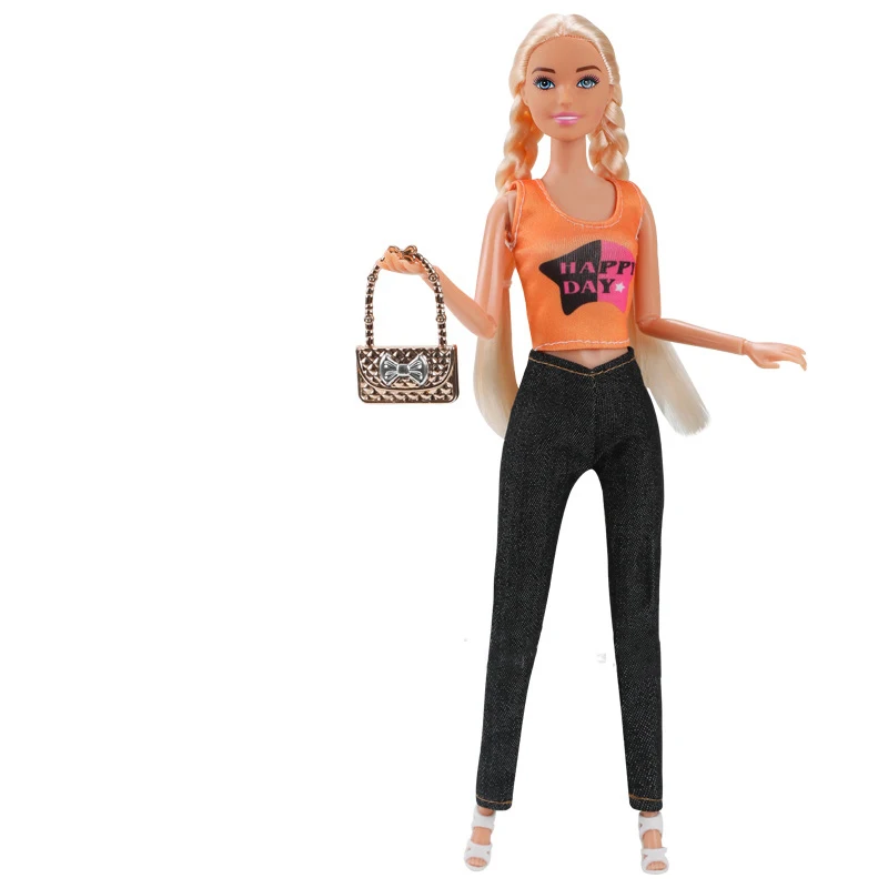 30 センチメートル女の子プリンセス人形おもちゃファッション人格トレンドパンツ人形セット 1/6 人形女の子ままごとインタラクティブおもちゃ誕生日プレゼント