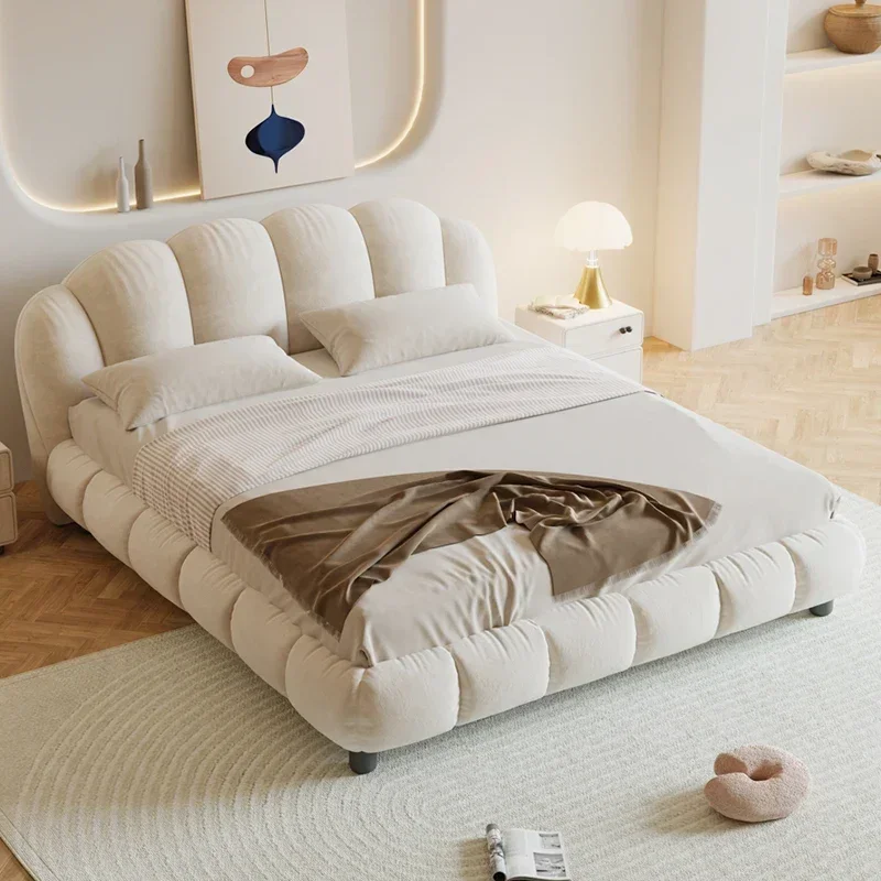 

Customizable Queen Royal European Letto matrimoniale in legno moderno Whitr Full Size Letto matrimoniale con piattaforma