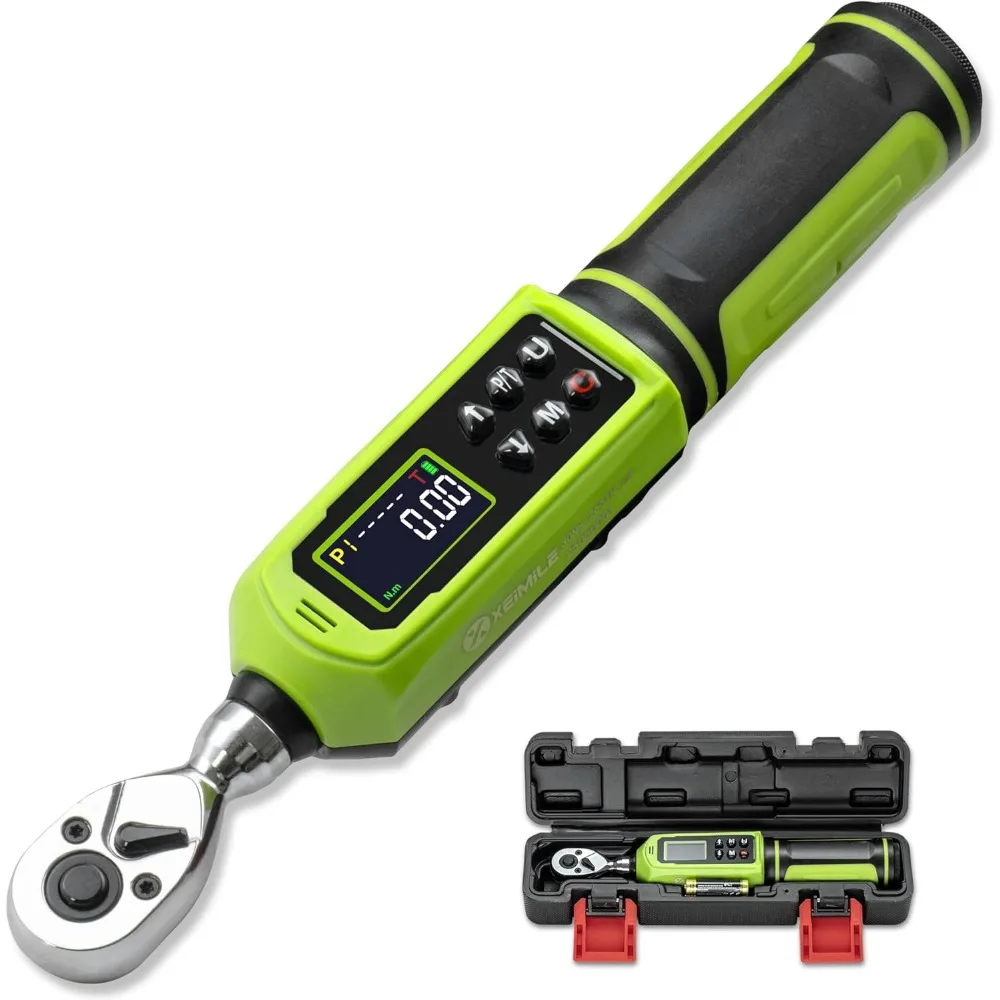 

Dual Direction Electric Torque Wrench 1 4 Inch Drive 4 to 266 In Lb 0 45 to 30 Nm LED Buzzer 2 Accuracy Bike Car Repair