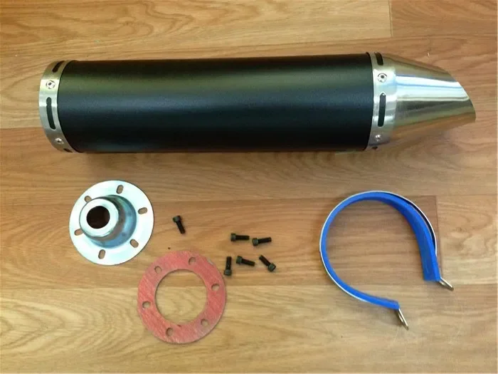 

For Motorcycle modified exhaust pipe for Qiao Ge Fu Xi imitation inline booster scooter 100x340CM