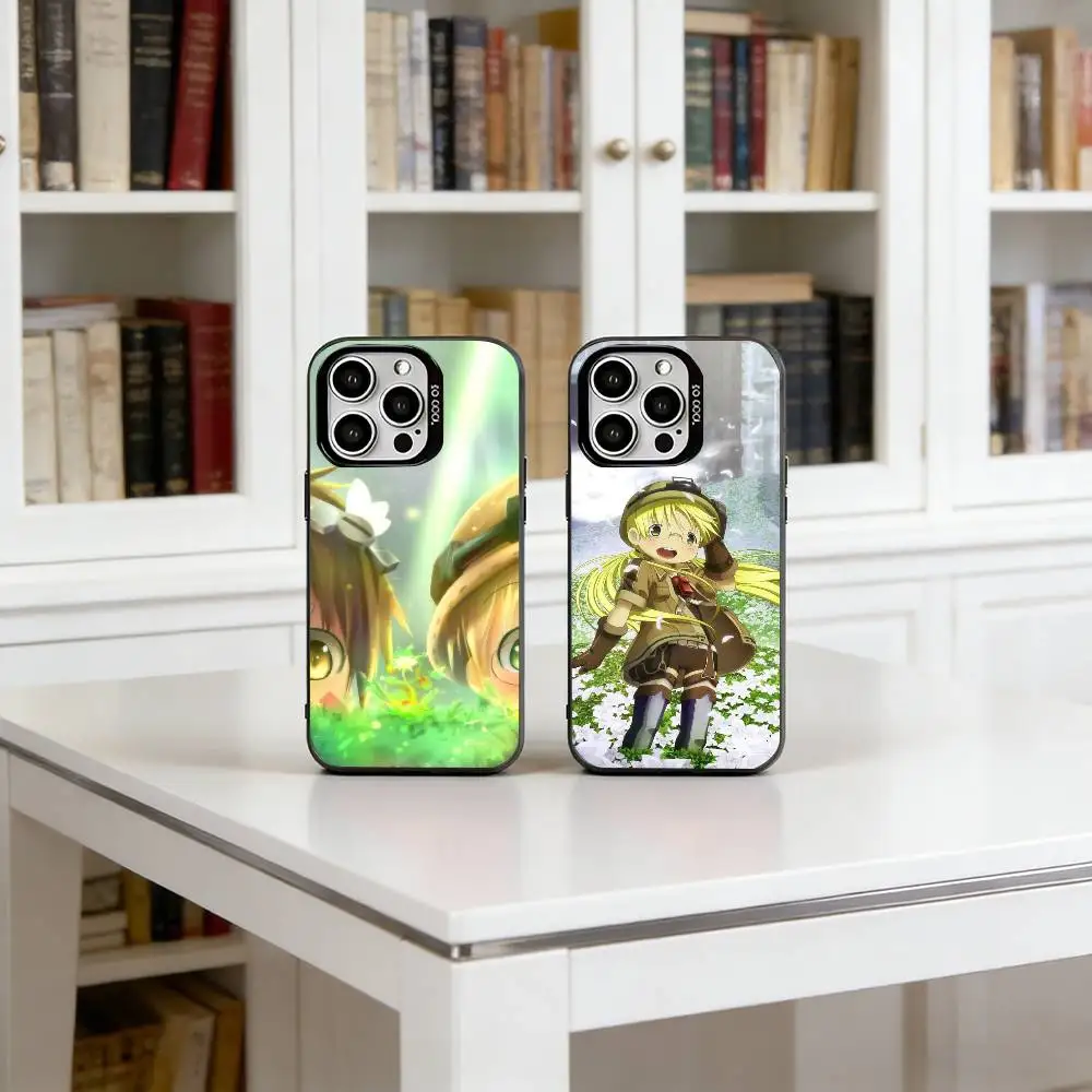 

Anime M-Made in Abyss Phone Case For iPhone 17,16,15,14,13,12,11 Plus,Pro Max,XS,Colorful Silver Phone case Funda Cover