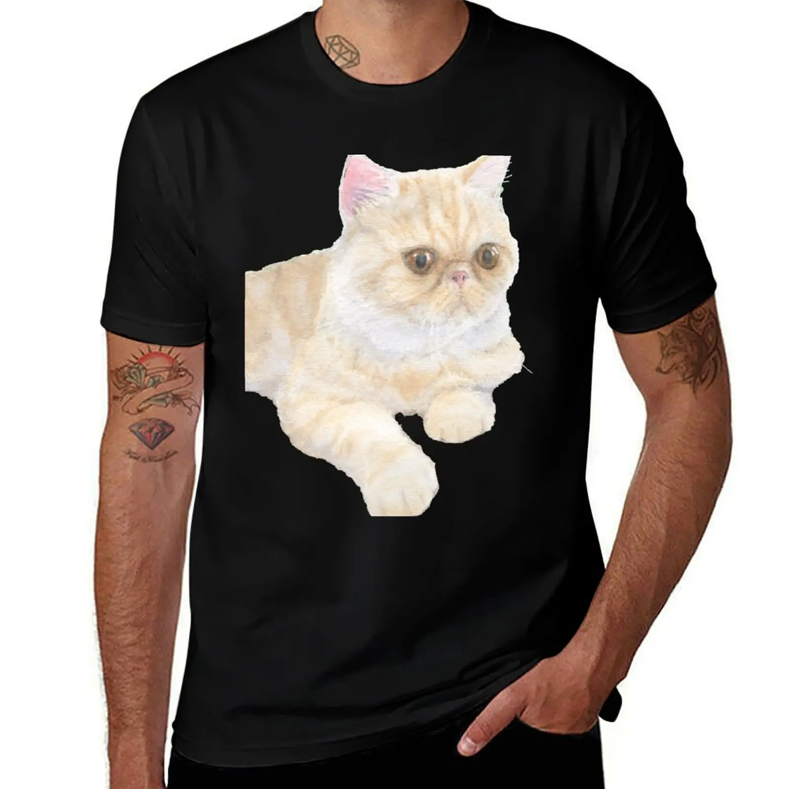 Ronald Wesley cutout T-Shirt Stretch Fabric Comfort T-Shirt