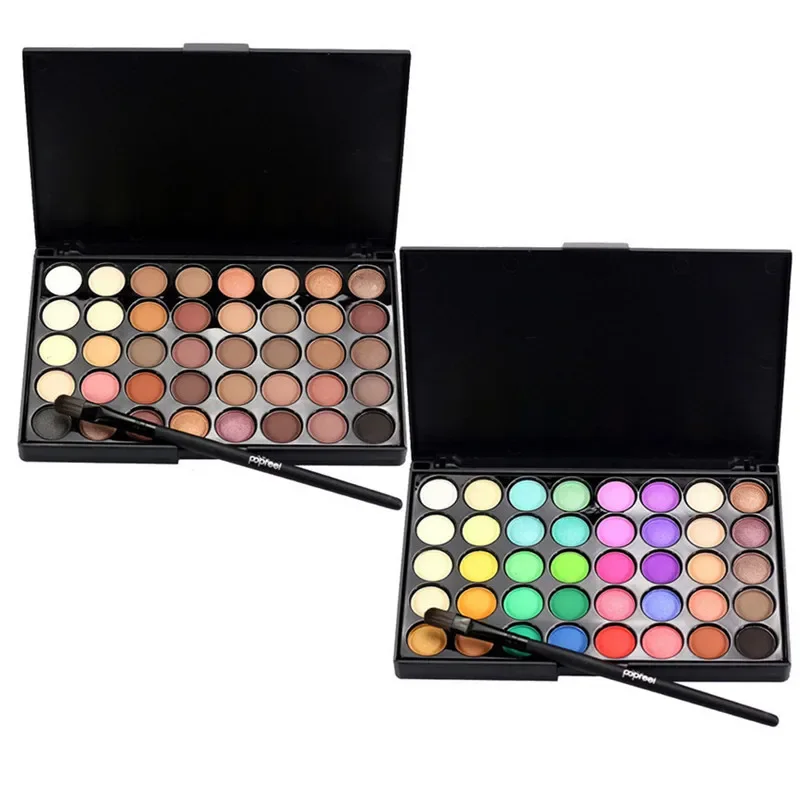 40 Colors Matte Pearl Shimmer Eyeshadow Palette Eye Shadow Cosmetic Makeup Powder Tint Color Pigment Eye Shadow Palette