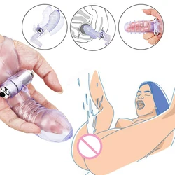 Finger Vibrator For Women Nipple Clitoris Stimulator Fast Orgasm G Spot Dildo Vagina Massager Female Sex Toys For Adults Goods