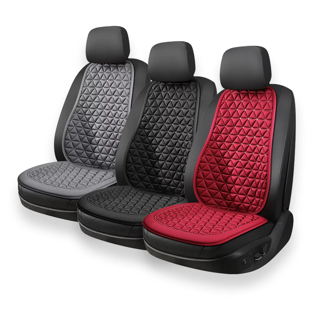 Breathable fabric car seat cover 3D triangle concave and convex embossed hip massage cover four-season universal seat cushion image 6