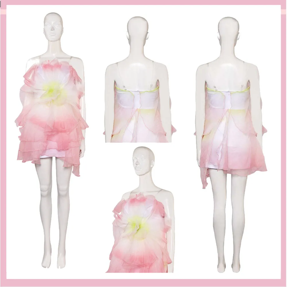 

Glinda Косплей Цветочное Платье Костюм Розовые Платья Женщины Фильм Wiked Ролевая Игра Disfraz Наряды Хэллоуин Карнавальный Костюм Для Взрослых