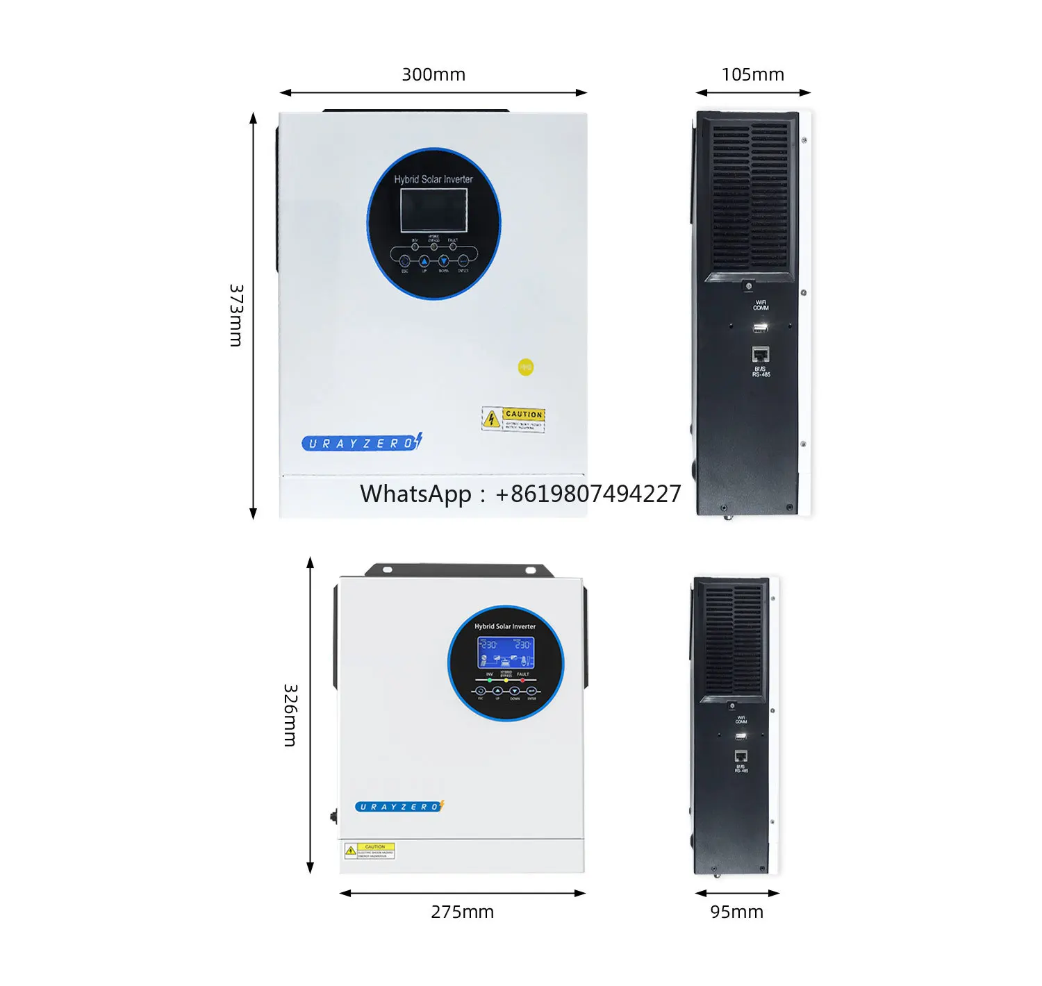 Hybrid Solar Inverter Off Grid 6.2KW 48V MPPT Solar Inverter for Power System Solar Home System