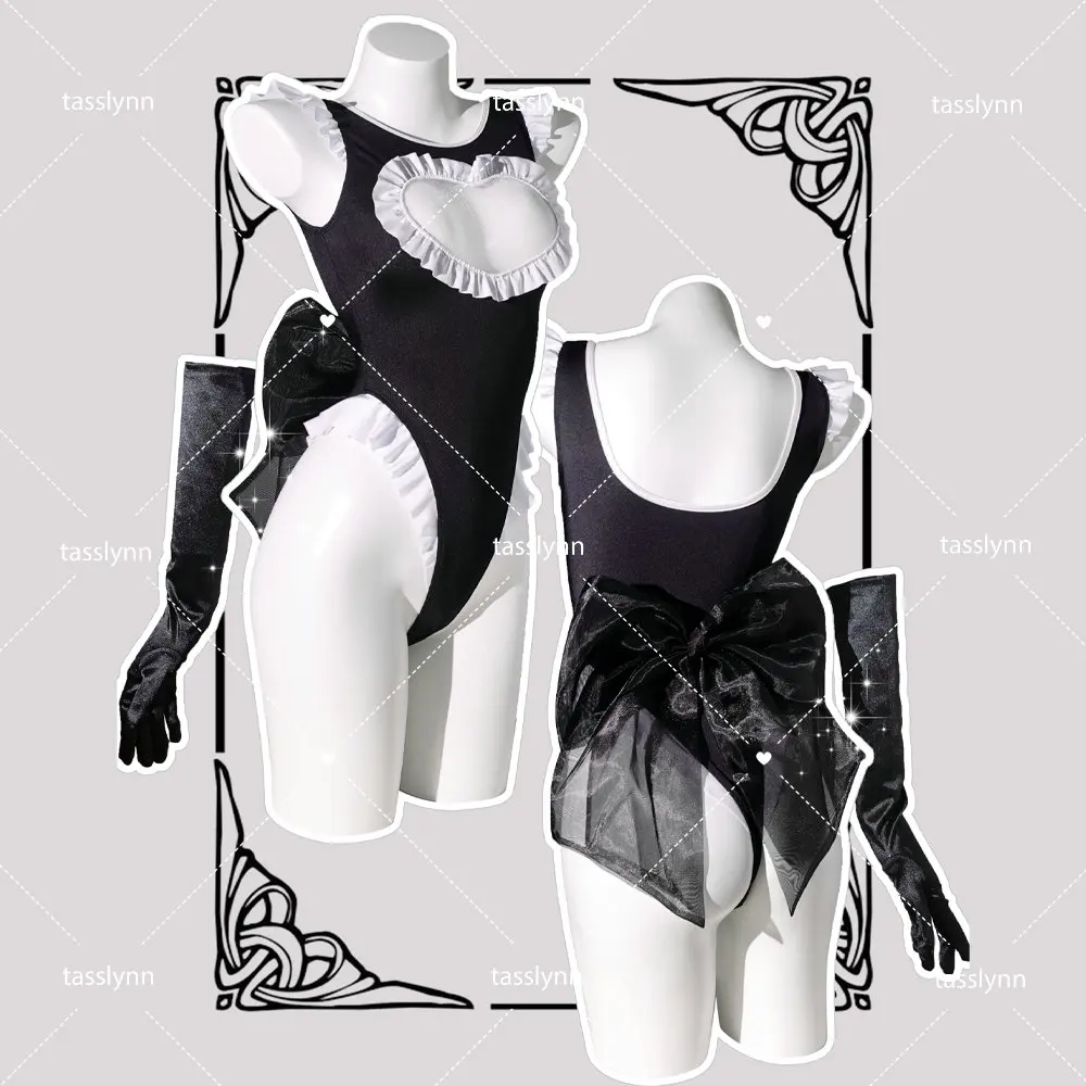 Costumes de cosplay de ballet pour femmes, vêtements d'anime, design original, maillot de bain d'été, style ballet mignon, maillot de bain une pièce