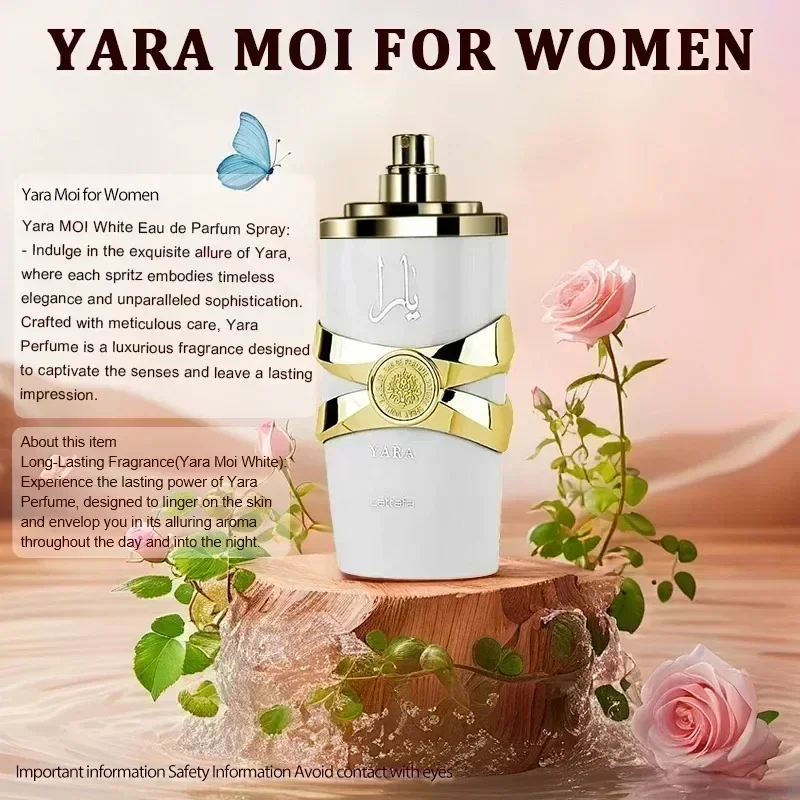 100ml Original สเปรย์น้ําหอมยาวนานน้ําหอมผู้ชาย Yara Moi Tous Asad น้ําหอมผู้หญิงยาวนานฟีโรโมนของขวัญ