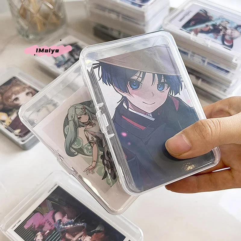 M-1/3pcs Transparent Plastic Boxes Playing Cards Container Storage Case Games Card Organizer Board Poker Game Card Packing Box