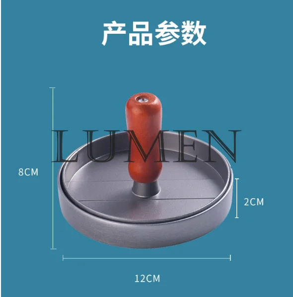 مطبخ منزلي همبرغر لحم الصحافة دليل غير لاصق همبرغر لحم كعكة الصحافة قالب كعكة الإفطار الصحافة