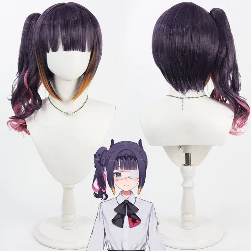 

Виртуальный YouTuber VTuber Hololive Ninomae Ina'nis, парик для косплея, термостойкие синтетические волосы, вечеринка на Хэллоуин, ролевые игры, карнавал