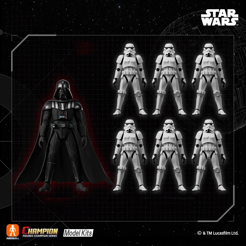 スターウォーズ-ダース・ベイダー-インペリアル・ストームトルーパー-ビヨンド・エディション-デスクトップ組み立てモデル-モデル人形-アクションフィギュア-誕生日プレゼント
