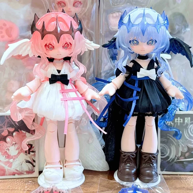 

В наличии, подлинная, предназначенная для Luna For Moon Series, 12-точечная глухая коробка Mjd Mystery Caixa, подвижные куклы, настольный орнамент, игрушка в подарок