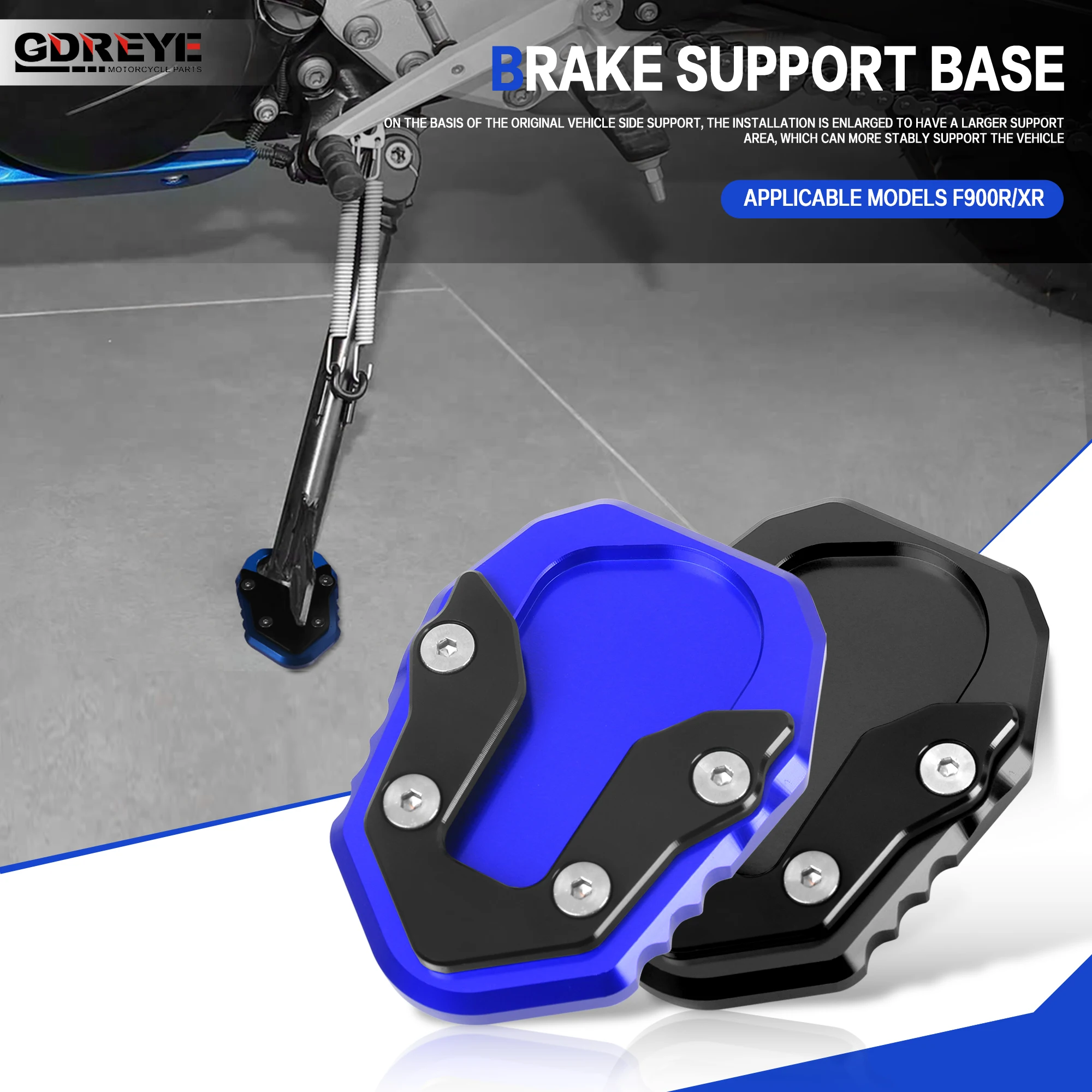 

Для BMW F900R F900 F900XR F 900 X XR 2020, аксессуары для мотоциклов, подставка для ног, боковая подставка, удлинитель, опорная пластина
