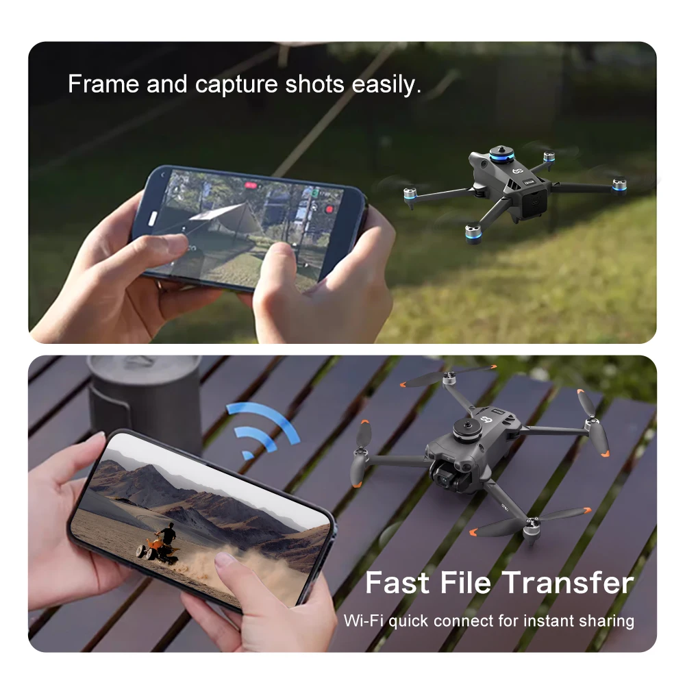 OriginalGT60 Foldable Brushless Drone 8KGPS Obstacle Avoidance Airdrop Function 4.3 Inch Screen HD Aerial Photography Quadcopter - view 6