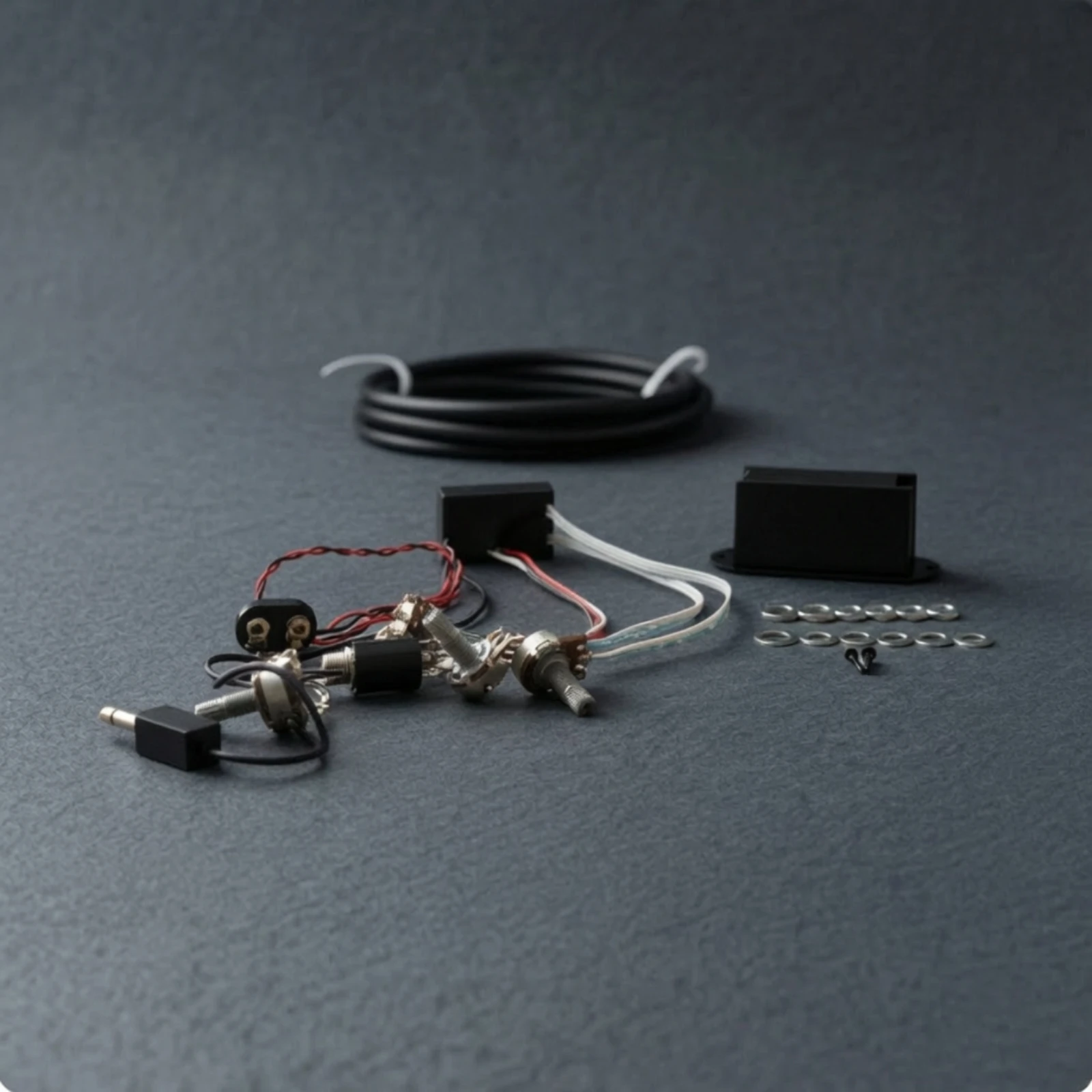 Pickup Wiring Assembly Prewired Guitar Wiring Kit with Battery Box Electronics Noise Reducing Premium Quality for Guitarists - view 5