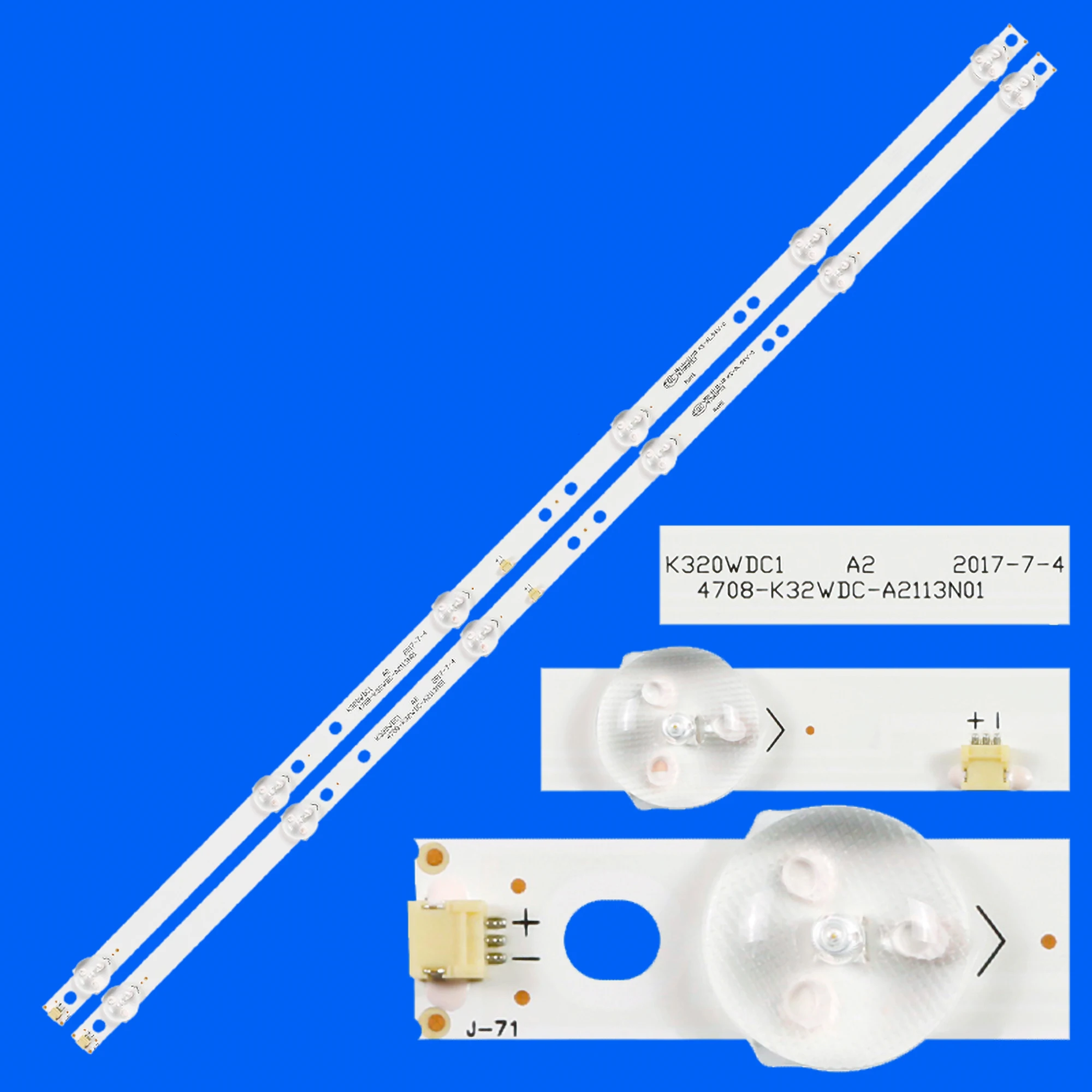 LED 백라이트 스트립, 32 인치 K320WDC1 A2 4708-K32WDC-A2113N01, 6LED 583mm TX-32ER250ZZ K320WDC2B K320WDC1176021