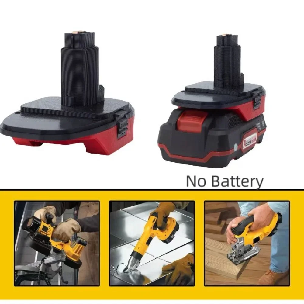 Convertisseur d'adaptateur de batterie pour Parkside, outils sans balais en dégrad, convertisseur de lithium vers Dewalt, X20V TEAM, 18V, adaptateur uniquement