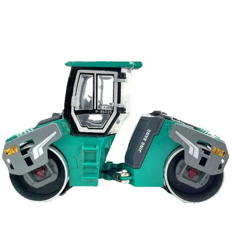 

Alloy double steel roller simulation 1:60 open door paver asphalt engineering car model boy toy