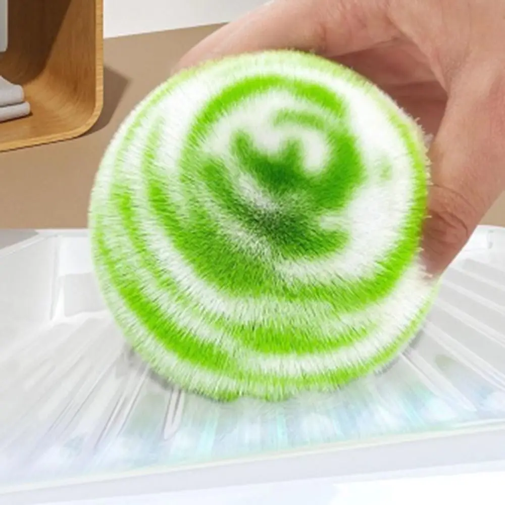 Creative Soft Desktop Cleaning Ball No Shedding Cleaning Tool Bathroom Sink Brush Washbasin Faucet Brush for Home