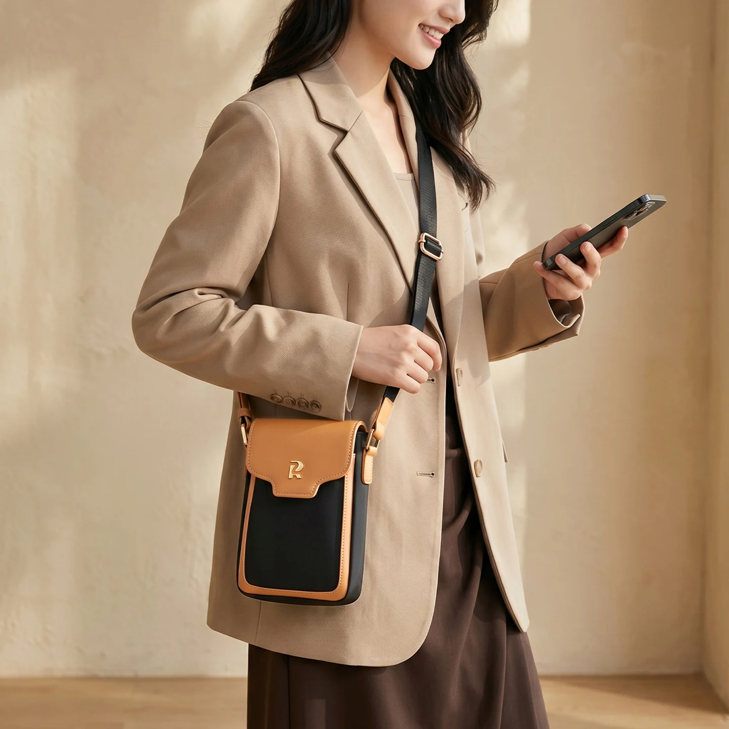 ZOOLER HOT Mini Crossbody Women Bags Fashionable Mobile Bag Cow &Oxford Patchwork Bags Girls Super Light 2026 New Listed #JH923