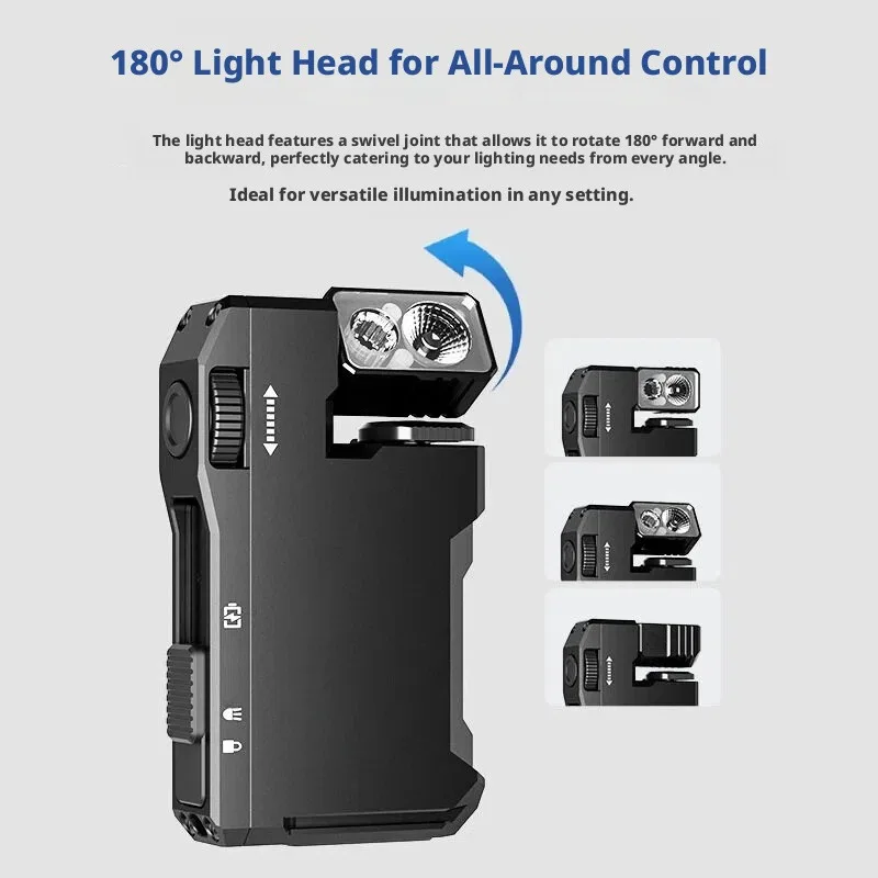 G5 Mini Flashlight High-Power Edc Portable Magnetic Rgb Rechargeable Outdoor Hiking Light Multi Functional Flashlight