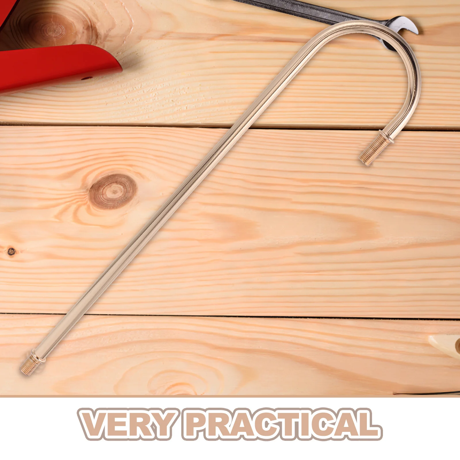 Curved Rod Table Lamp Stem Replacement Metal Hardware For Diy Lamp Making Repair Kit Desk Bedside Reading Lights