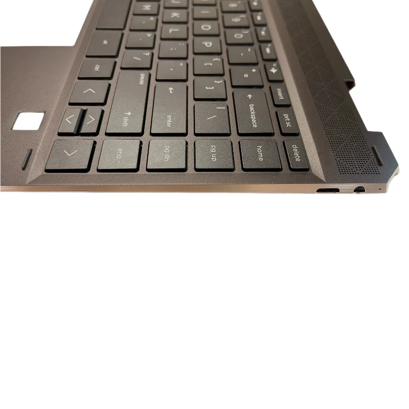 Palmrest With Backlit Keyboard Blue For HP Spectre X360 13-Ap 13-Ap0013Dx TPN-Q212  Brown/Navy Blue Color