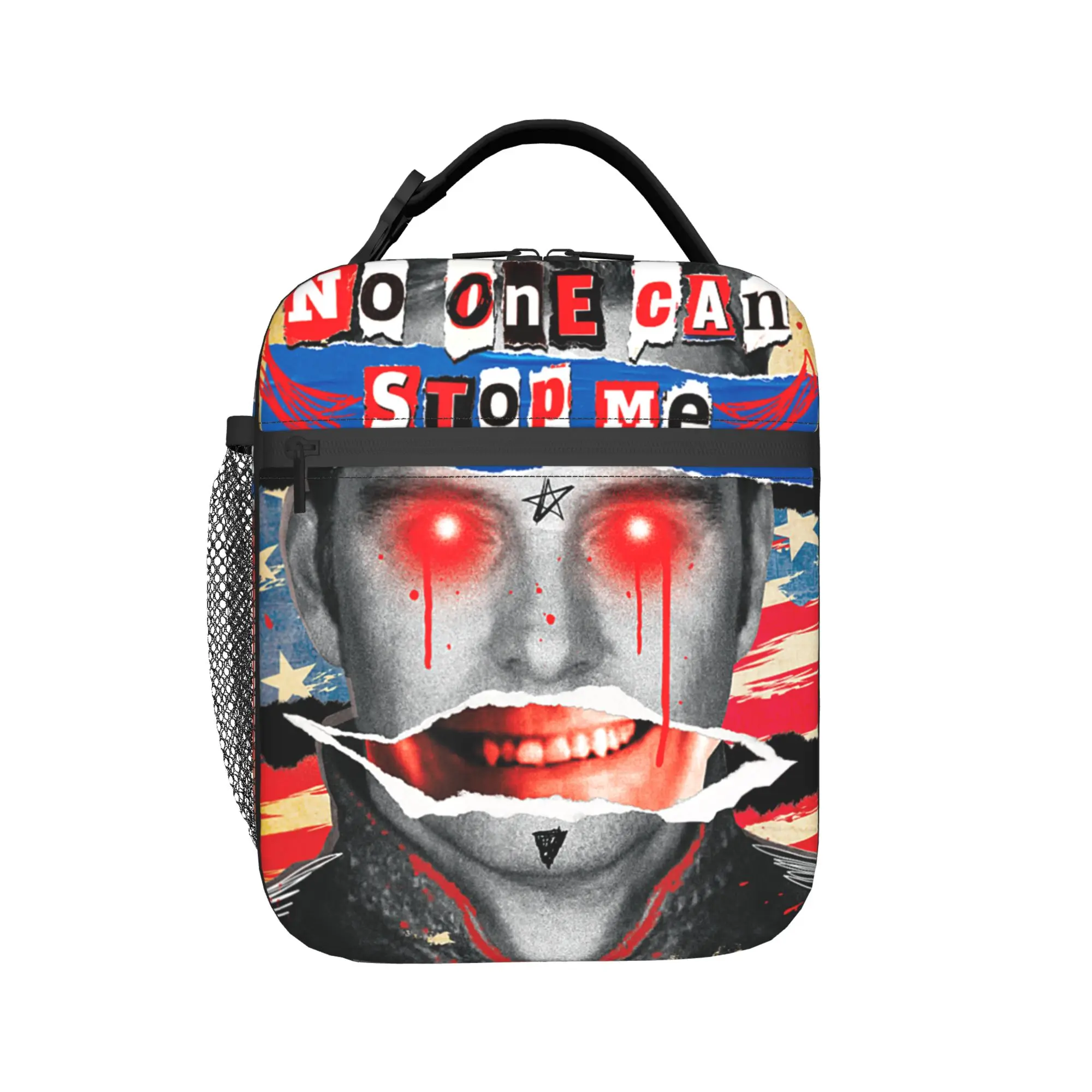 

The Boys Homelander No One Can Stop Me Thermal Insulated Lunch Bags for Work Portable Bento Box Cooler Thermal Food Box