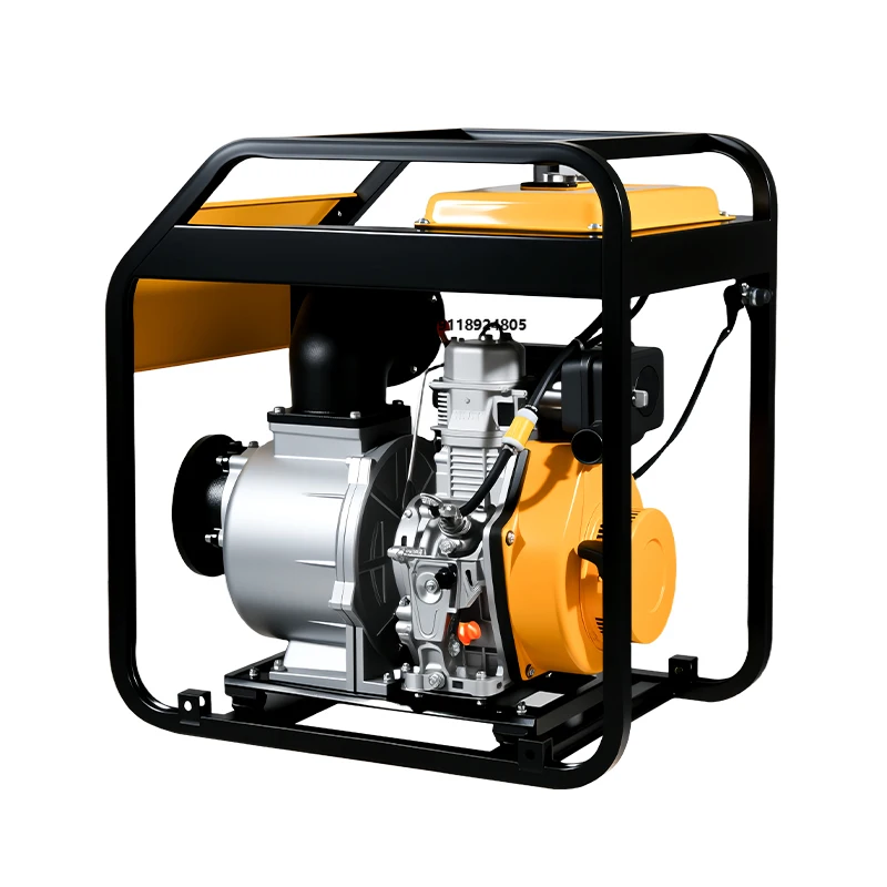 

6-дюймовый самовсасывающий водяной насос для замены воды в прудах, вход/выход 150 мм, производительность 180 м³/ч, двигатель 192FD