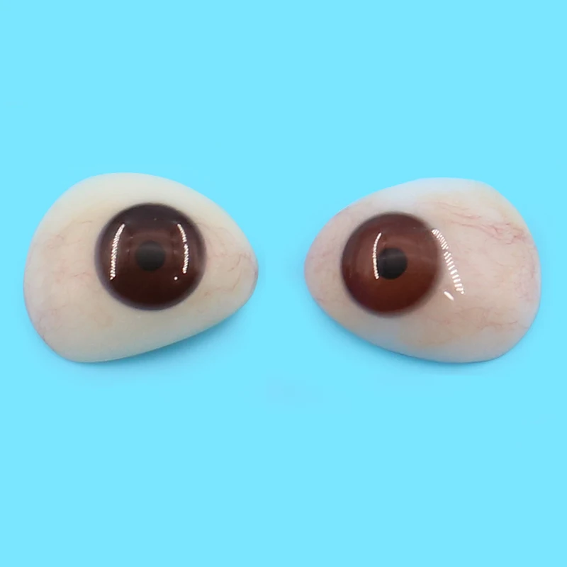 Imported polymer resin prosthesis piece eye atrophy removal wax display ultra-thin customized disabled eyeballs