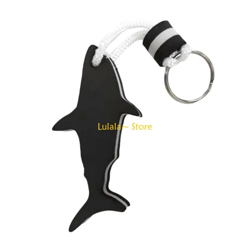 Y4QA Eye bắt nổi Floating Keychain Fish mặt dây chuyền Buoy Keyring cho hoạt động của nước