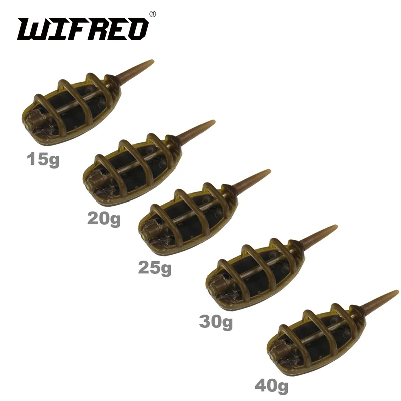 

Wifreo 1PC Carp Coarse Fishing Inline Method Feeder 15g 20g 25g 30g 40g For Sinker Pesca Bait Thrower Lake River Fishing Tools