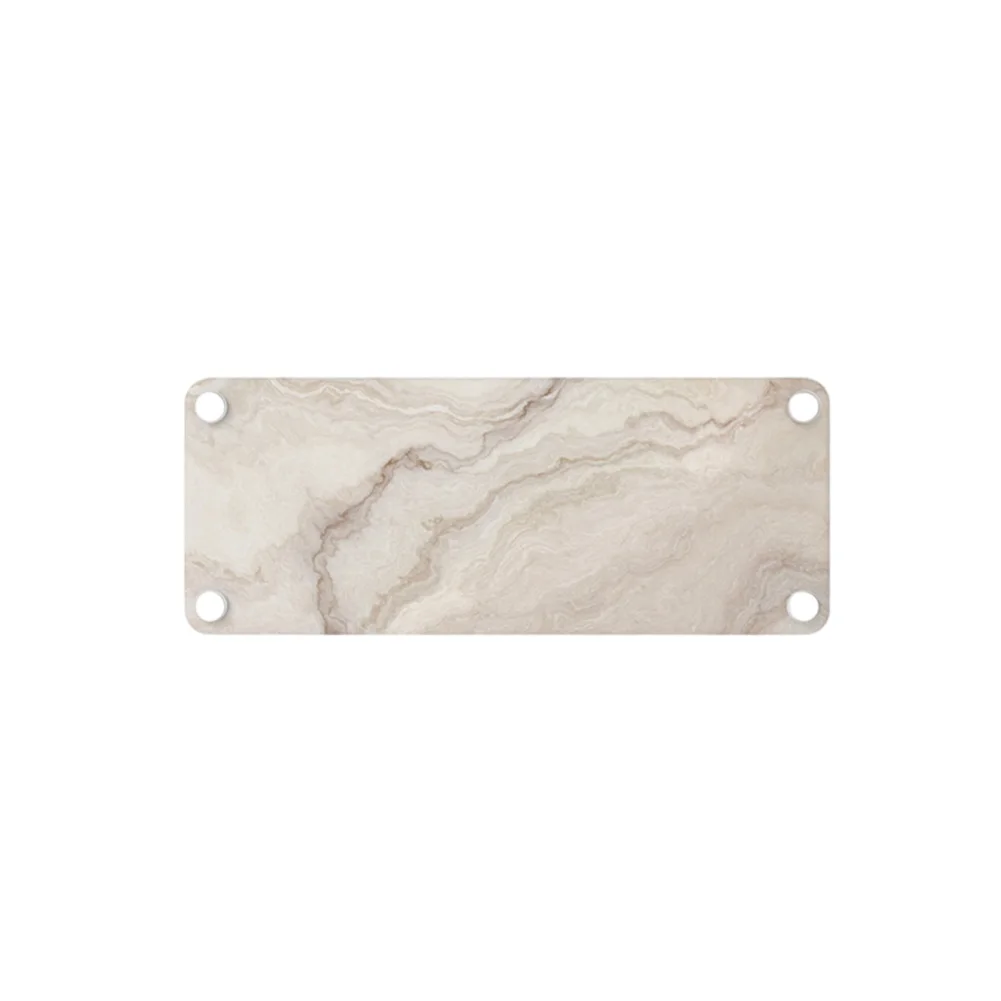 Elegant Storage Solution Marble Texture Absorbent Pad Kitchen And Bathroom Use Soap And Cups Holder Storage For Toothbrushes