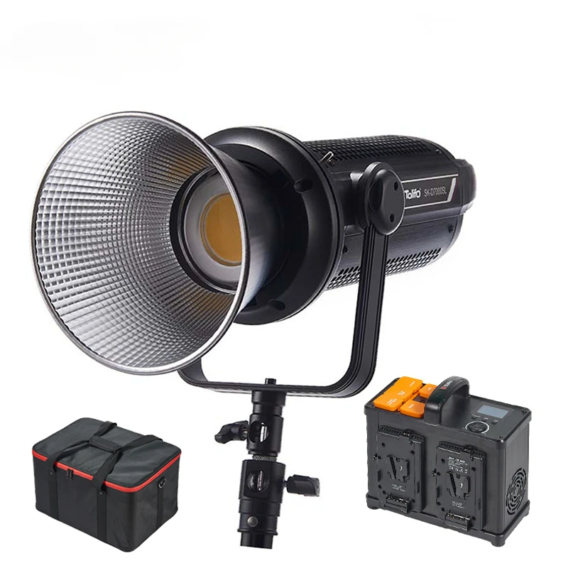 forTOLIFO Professional LED Video Light SK-D7000SL 700W High Power 5600K Daylight APP DMX512 Alloy Body Photography Studio Light