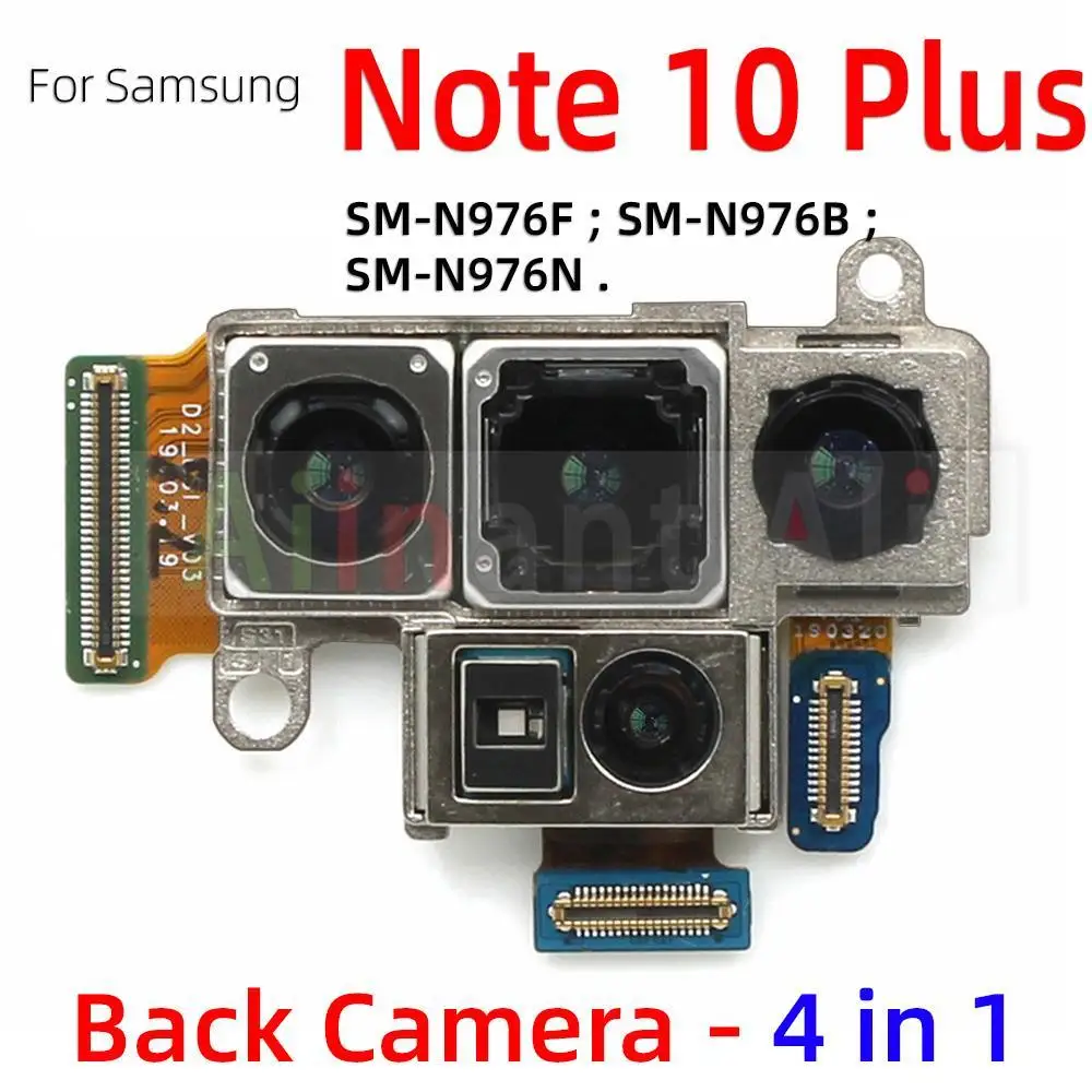 AiinAnt Front Camera For Samsung Galaxy Note 10 Plus Lite N976F N970F N770F Main Rear Back Camera Flex Cable